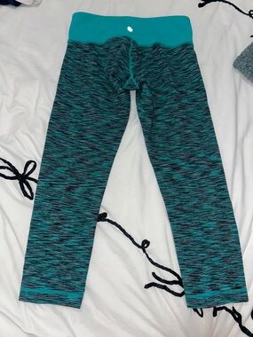 lululemon athletica Teal Space-Dyed Leggings